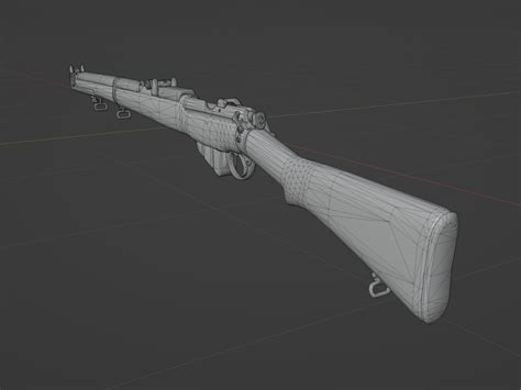 3D model Lee Enfield MK3 SMLE VR / AR / low-poly | CGTrader