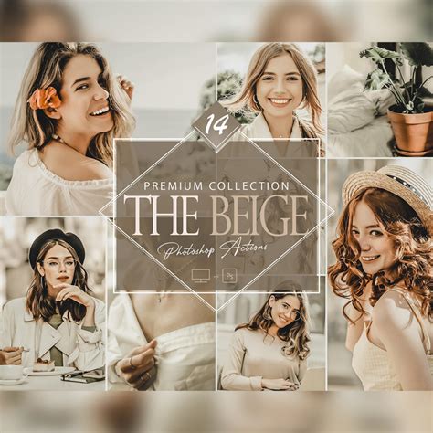 14 The Beige Photoshop Actions, Summer ACR Preset, Warm Ps Filter ...