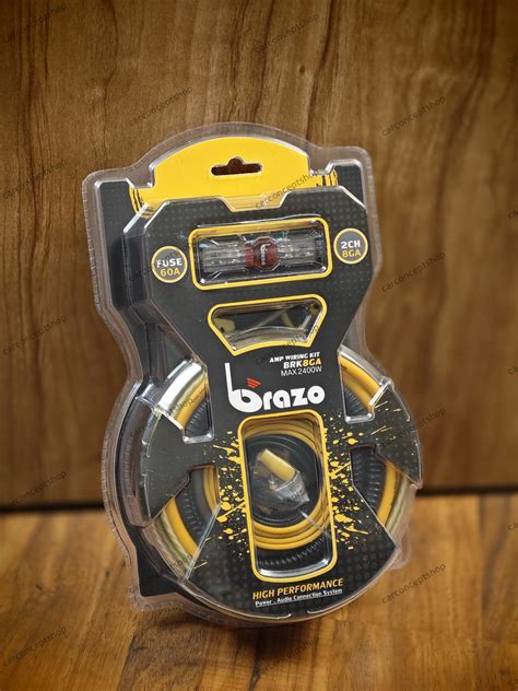 Brazo BRK8GA | Amp Wiring Kit – Car Concepts Shop