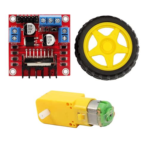 Auto Botix Robotic car kit including L298N 2A Based Motor Driver ...