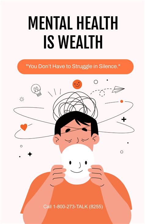 Free Mental Health Poster Templates, Editable and Printable