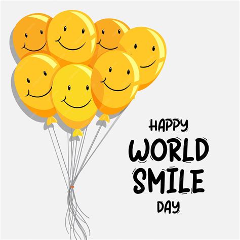 Premium Vector | World smile day vector illustration happy world smile ...