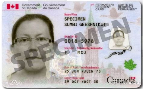 Permanent Resident Card in Canada