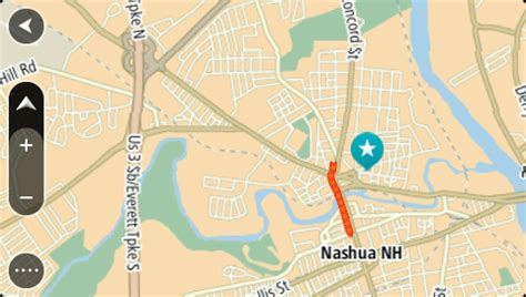 Planning a route using the map