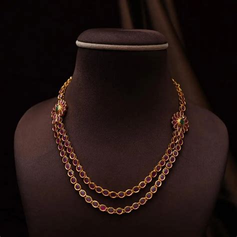 925 Gold Plated Silver Necklace | Rimli.in