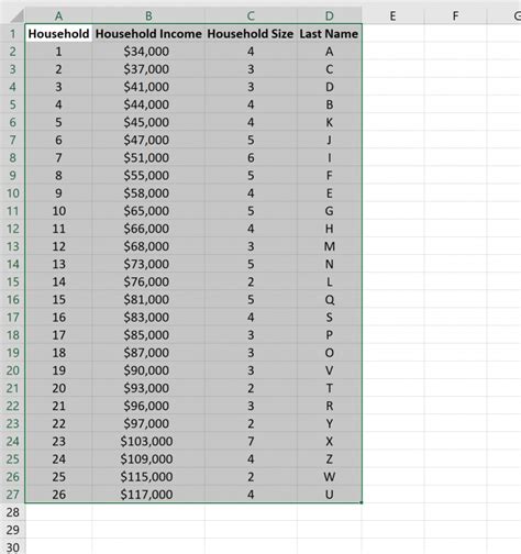 Image result for Sort Multiple Columns Excel