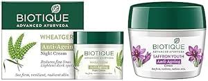 Biotique Bio Wheat Germ FIRMING FACE and BODY NIGHT CREAM For Normal To ...