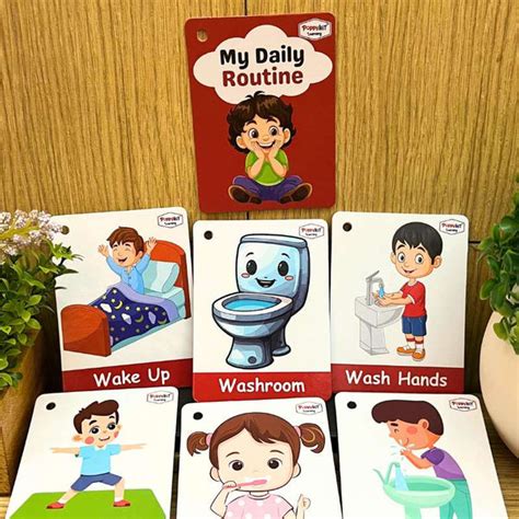 Visual Communication Cards - Set of 100 Cards (Laminated) on Daily Rou ...
