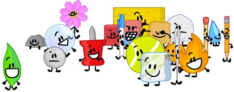 Bfdi entire cast by imgloka on DeviantArt