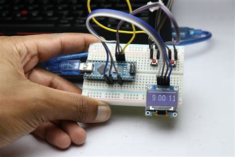 Image result for Digital Clock Arduino Code OLED No RTC