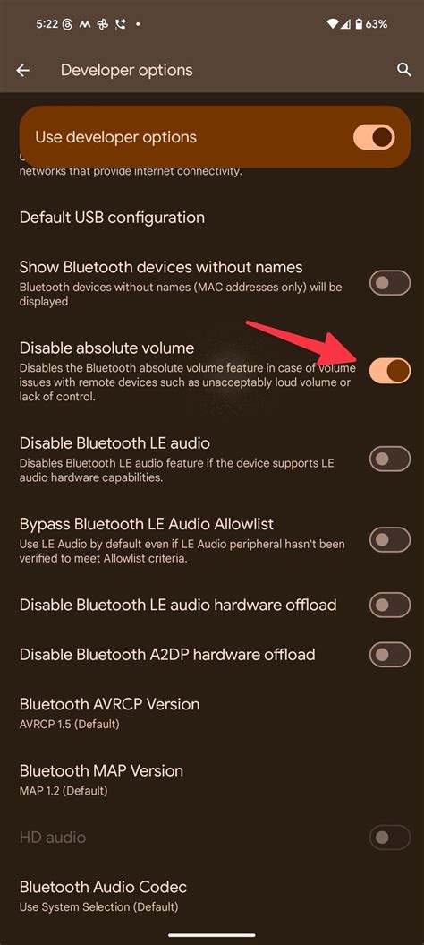 Image result for Disable Absolute Volume Android