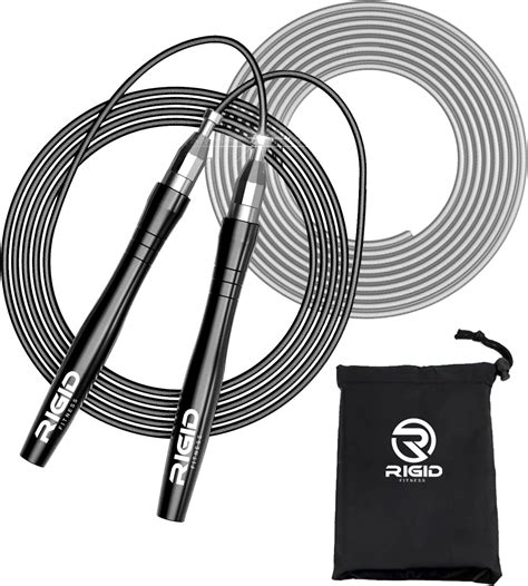Rigid Fitness Jump Rope for Gym and Outdoor Activities - Adjustable ...