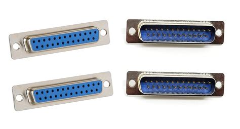 ESPtronics 2 Pair DB25 Connector Male and Female Pair 25 Pin Electrical ...