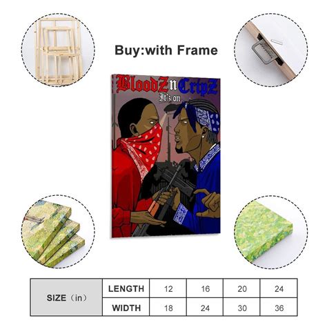 Crip Blood Memes Blood And Crip Gang Poster Canvas Poster Wall Art