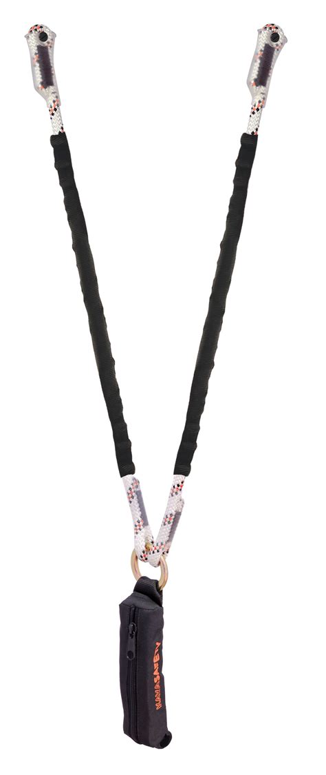 Twin-Leg Shock Absorbing Braided Rope Lanyard - Kaya Safety