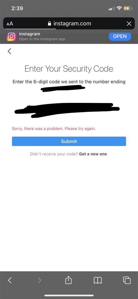 Image result for Enter Security Code Instagram Not Working