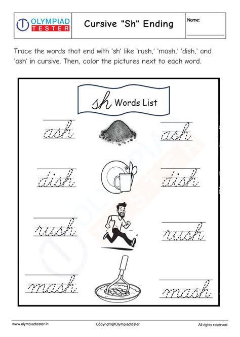 Nursery worksheets | Olympiad tester