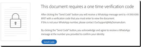 WhatsApp authentication