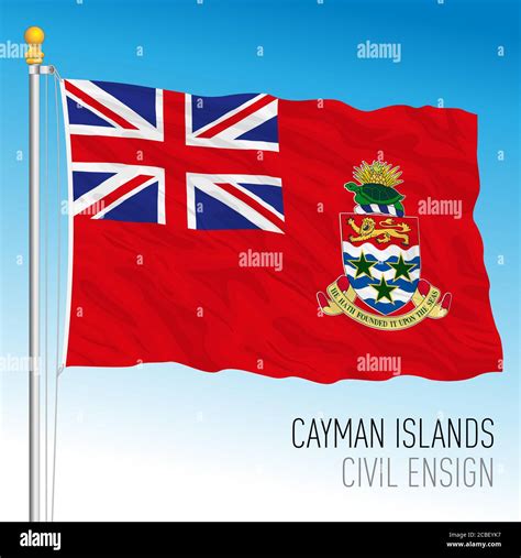 Cayman islands red ensign flag Stock Vector Images - Alamy