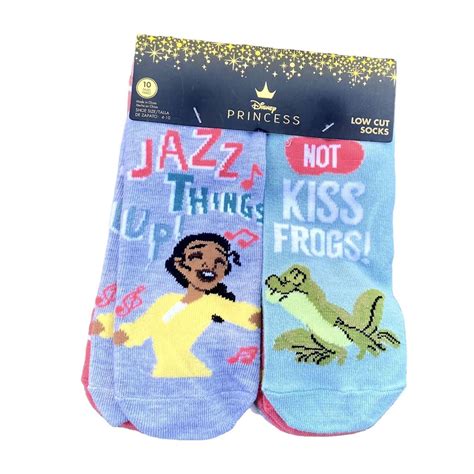 Disney Princess And The Frog Tiana 10 Sock Pairs.... - Depop