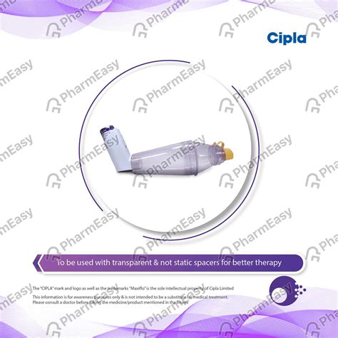 Maxiflo 250mcg Box Of 120md Metered Dose Inhaler: Uses, Side Effects ...