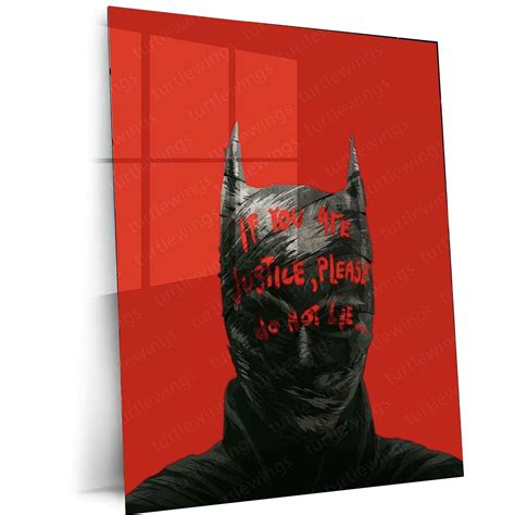 Batman Metal Poster – Dark Knight Wall Art | Gotham Hero Aesthetic Dec ...