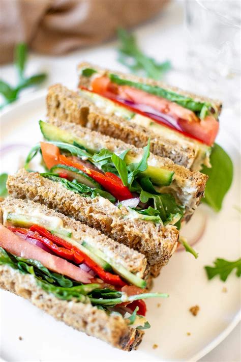 Easy Panera Mediterranean Veggie Sandwich | Get On My Plate | Recipe ...