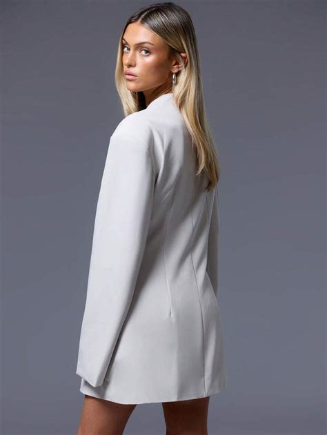 MUSERA Old Money Plunge Front Blazer Dress | SHEIN South Africa
