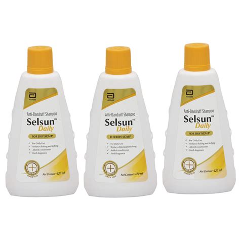 Abbott Selsun Selsun Daily Anti Dandruff Shampoo, Clears Away Dandruff ...