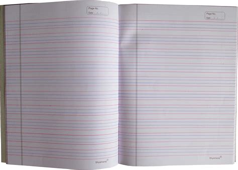 Shyamaraj 4 Line English Copy Writing books - Pack of 4 (KING - 100 ...