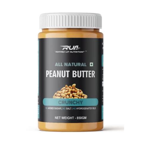 Ripped Up Nutrition Peanut Butter 850g | All Natural | Crunchy |No ...
