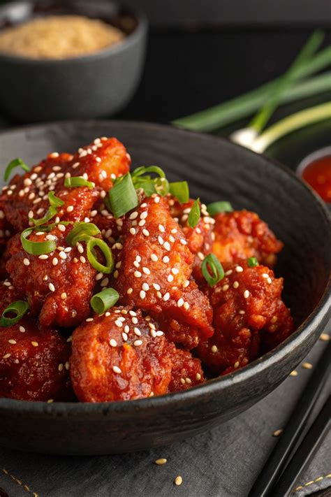 Spicy Korean Chicken Recipe en 2025 | Menú de comidas, Comida, Menú