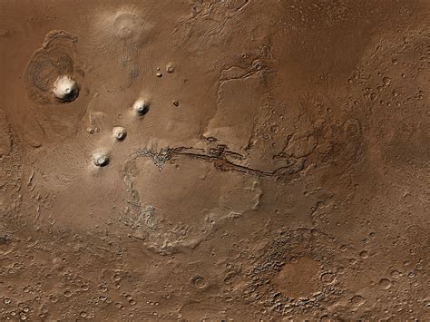 Mars Map Art