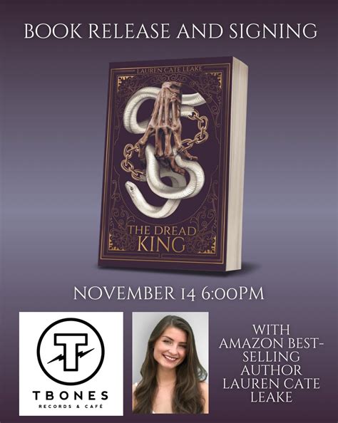The Dread King Book Release and Signing , T-Bones Records & Cafe ...