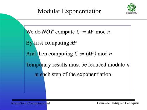 Modular Exponentiation Algorithm 的图像结果