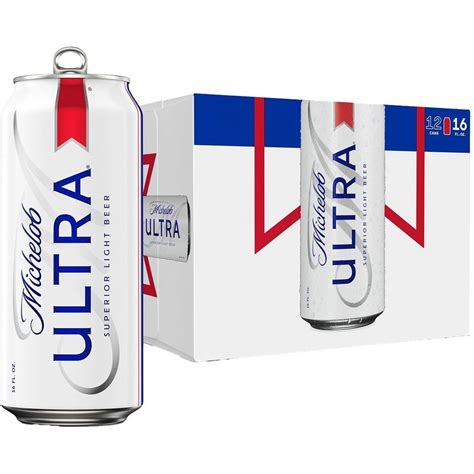Michelob ULTRA Superior Light American Lager Beer 12 pk Cans - Shop ...