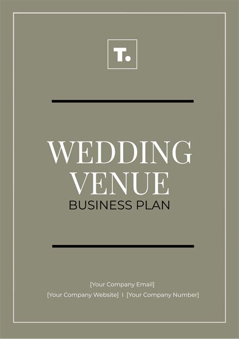Free Wedding Venue Business Plan Template to Edit Online