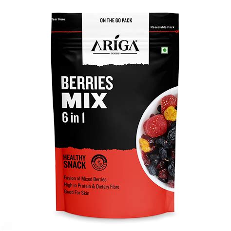 Ariga Foods Berries Mix Value Pack (200g) | Trail Mix Nutritious with ...