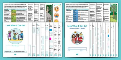 EYFS On-Entry Baseline Assessment Booklets Pack (New EYFS 2021)