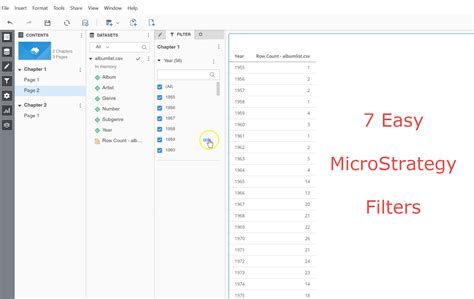 Image result for MicroStrategy Filters Dynamic