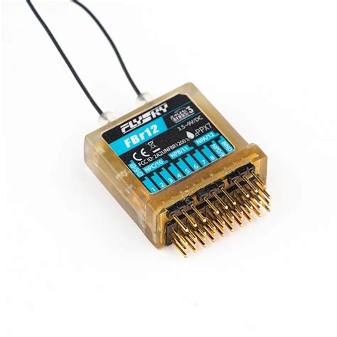 FlySky FBr12 2.4GHz 12CH Enhanced AFHDS 3 Receiver PWM PPM i-BUS S.BUS ...