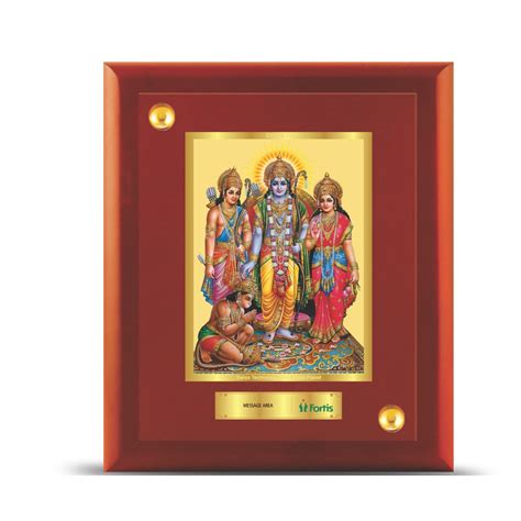 24K Gold Plated Ram Darbar Photo Frame for Corporate Gifts – PujaShoppe