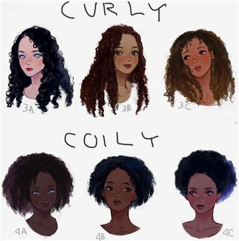 Drawing curly and coily hair | Hair art, How to draw hair, Hair reference