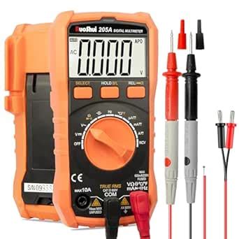 RuoShui - TRMS 6000 Counts Digital Multimeter, Voltage, AC/DC Current ...