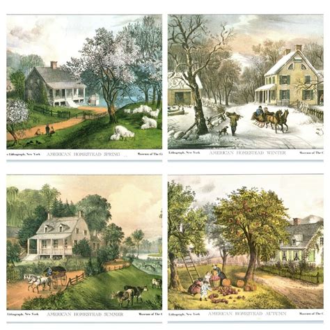 Currier & Ives American Empire Lithographs | Mercari
