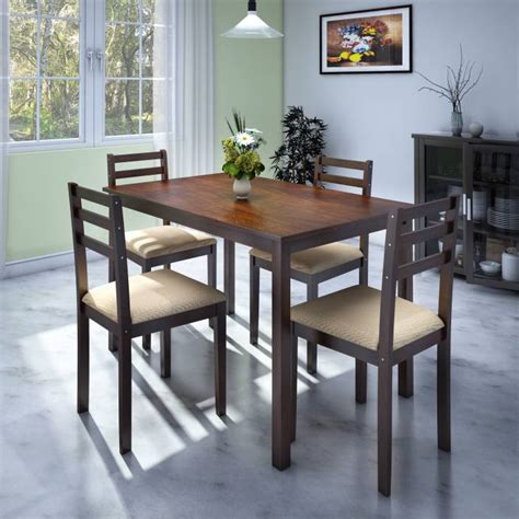 Perfect Homes by Flipkart Capri Engineered Wood 4 Seater Dining Set ...