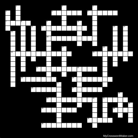 Crossword Puzzle # 5 - India and Native America - Crossword Puzzle