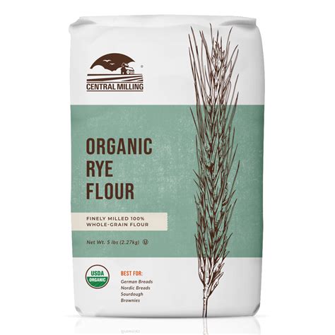 Organic Whole Dark Rye Flour // Central Milling // Organic Specialty Flour