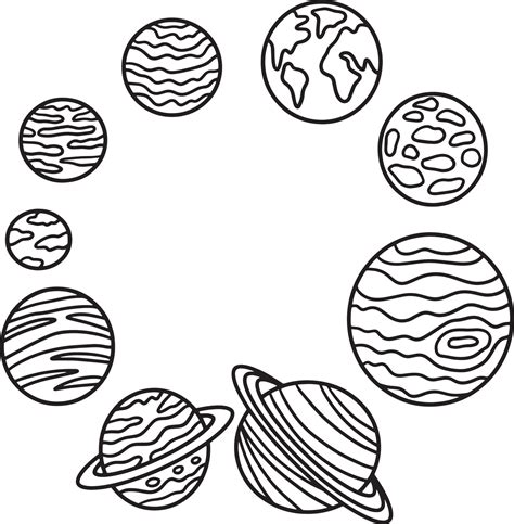 Coloring Page Of Solar System