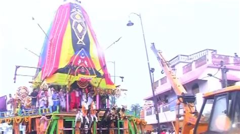 Rath Yatra: Chariot suffers damage in Kendrapara, to be pulled today